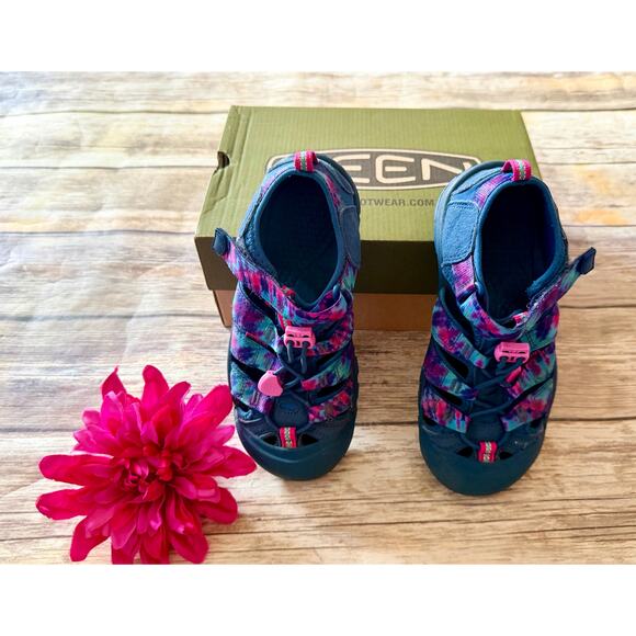 KEEN NAVY TIE-DYE NEWPORT WATER SHOES - Picture 3 of 8